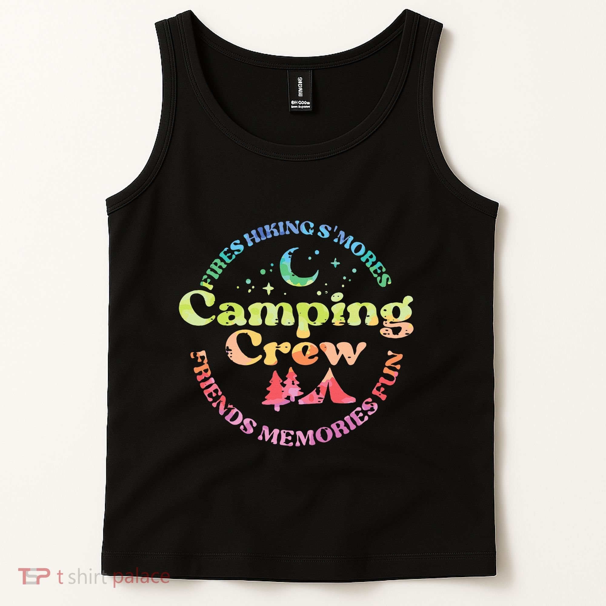 Camping Crew Family Friends Tank Top