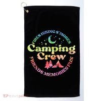 Camping Crew Family Friends Golf Towel thumb 0
