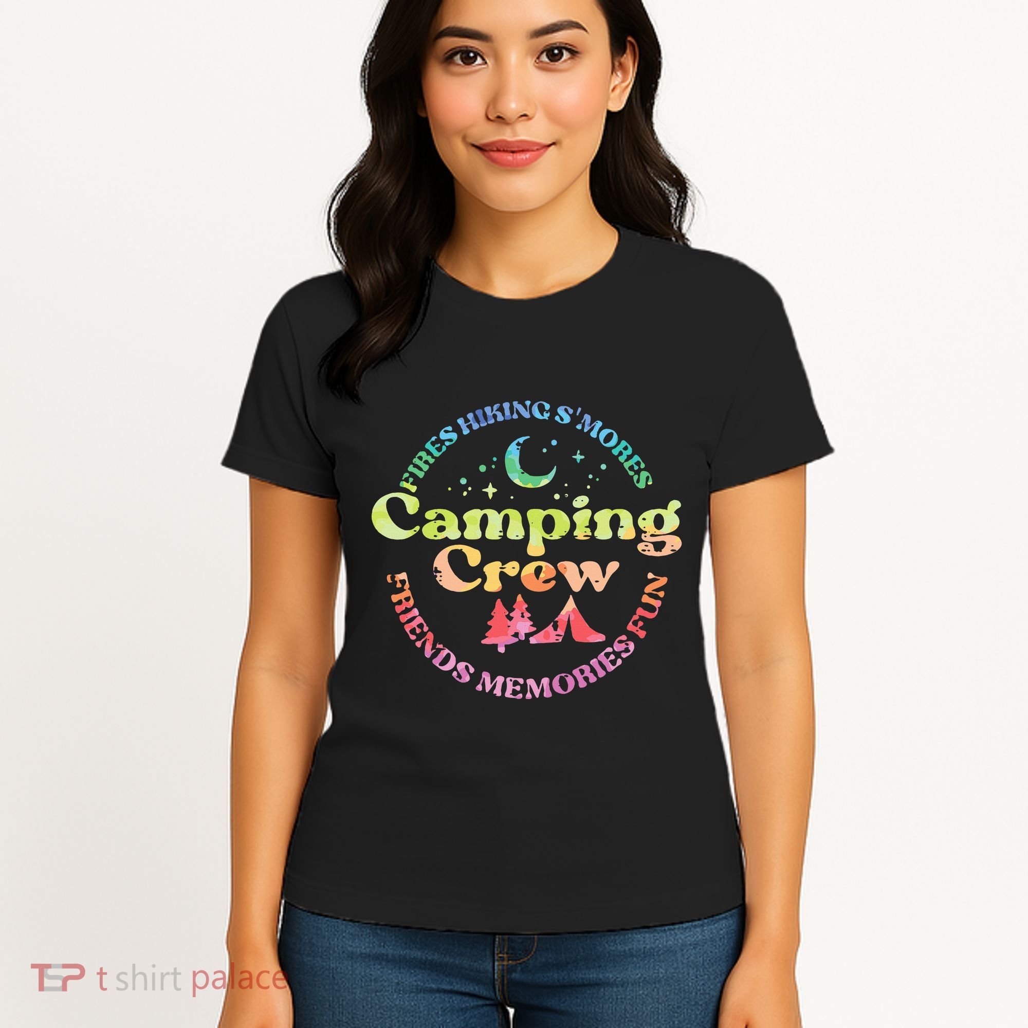 Camping Crew Family Friends Women's T-Shirt