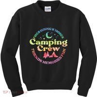 Camping Crew Family Friends Kids Sweatshirt thumb 0