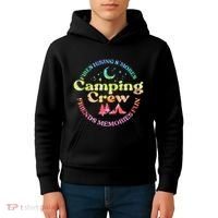 Camping Crew Family Friends Kids Hoodie thumb 4