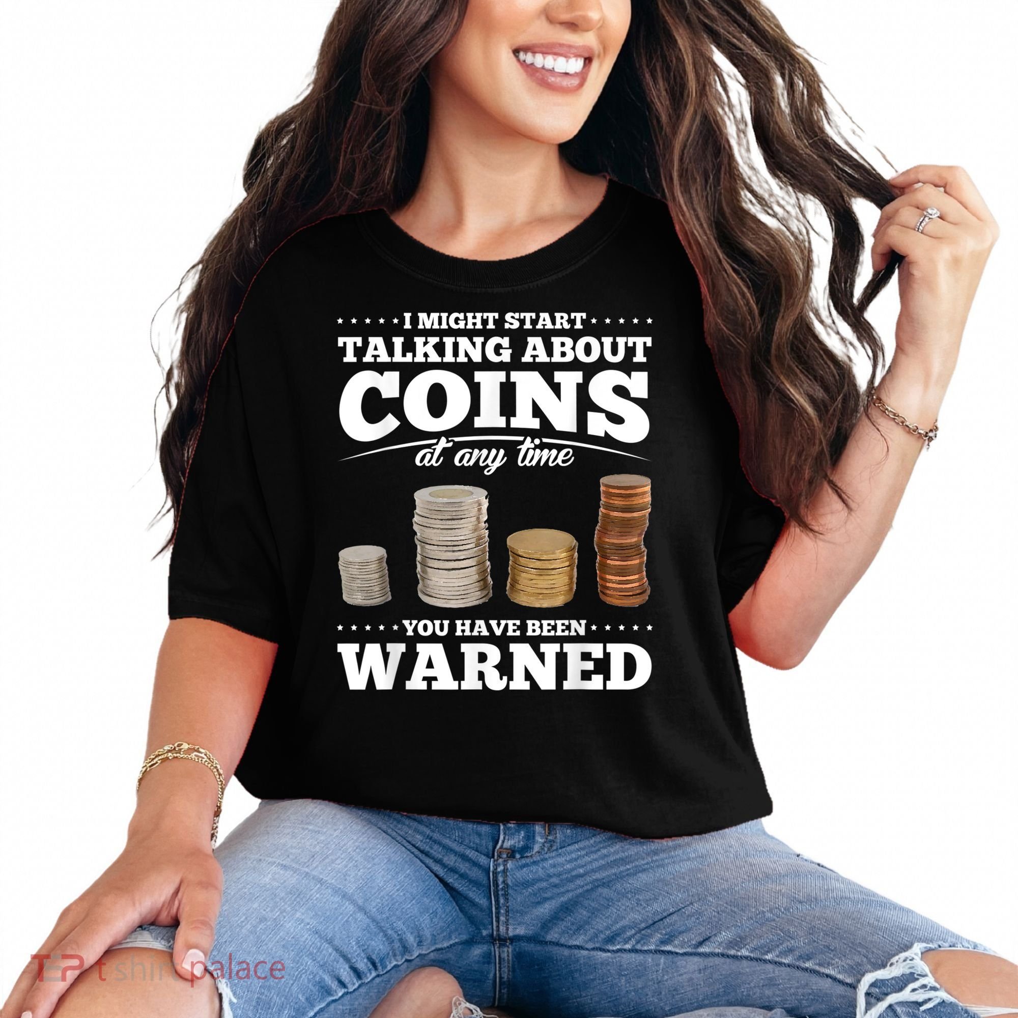 Coin Collecting Funny Coin Collector Comfort Colors T-Shirt