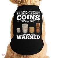 Coin Collecting Funny Coin Collector Doggie Tank thumb 0