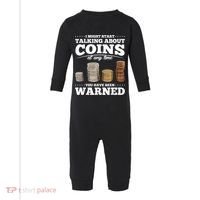 Coin Collecting Funny Coin Collector Infant Fleece One Piece thumb 0