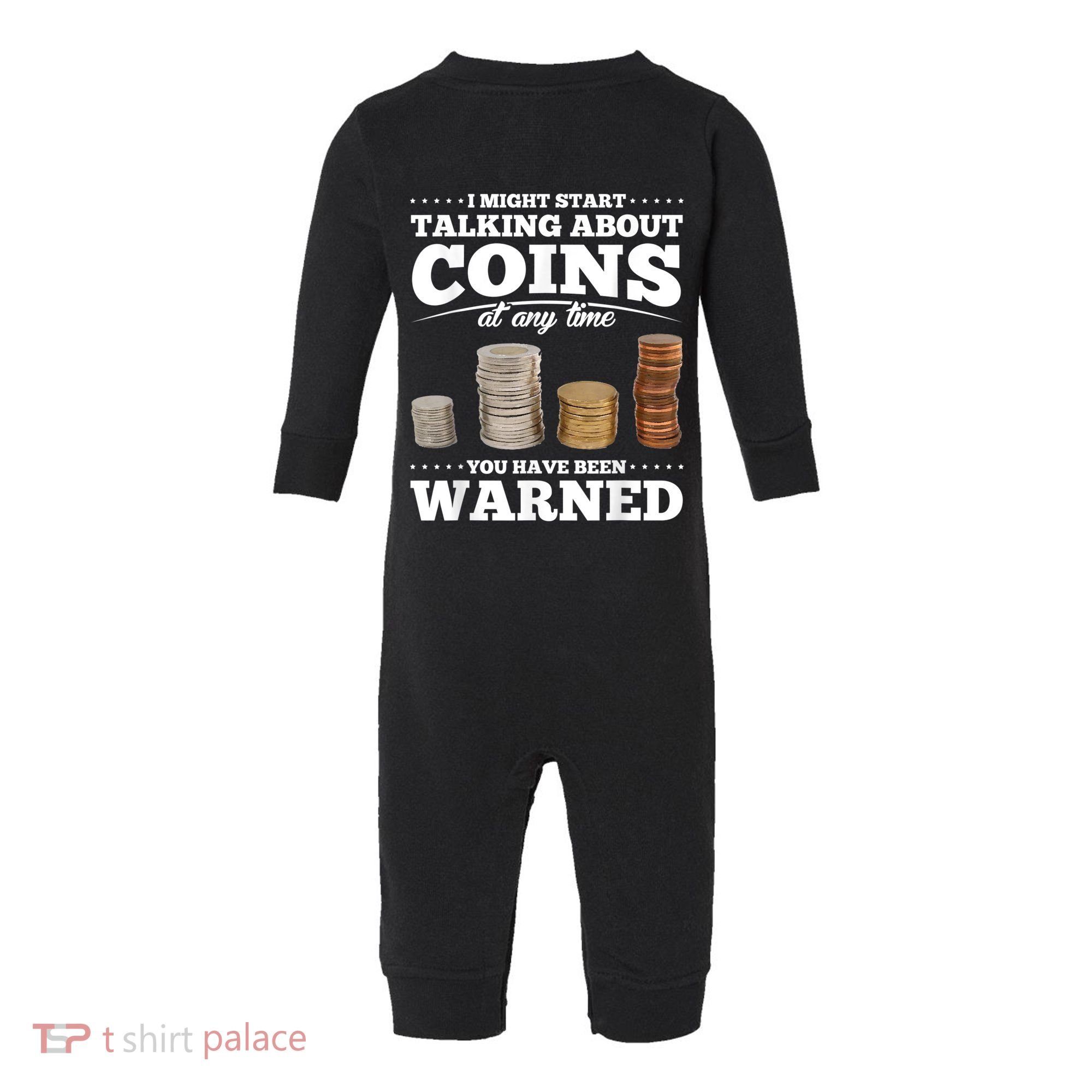 Coin Collecting Funny Coin Collector Infant Fleece One Piece