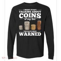 Coin Collecting Funny Coin Collector Comfort Colors Heavyweight Long Sleeve T-Shirt thumb 0
