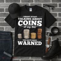 Coin Collecting Funny Coin Collector Tall T-Shirt thumb 3