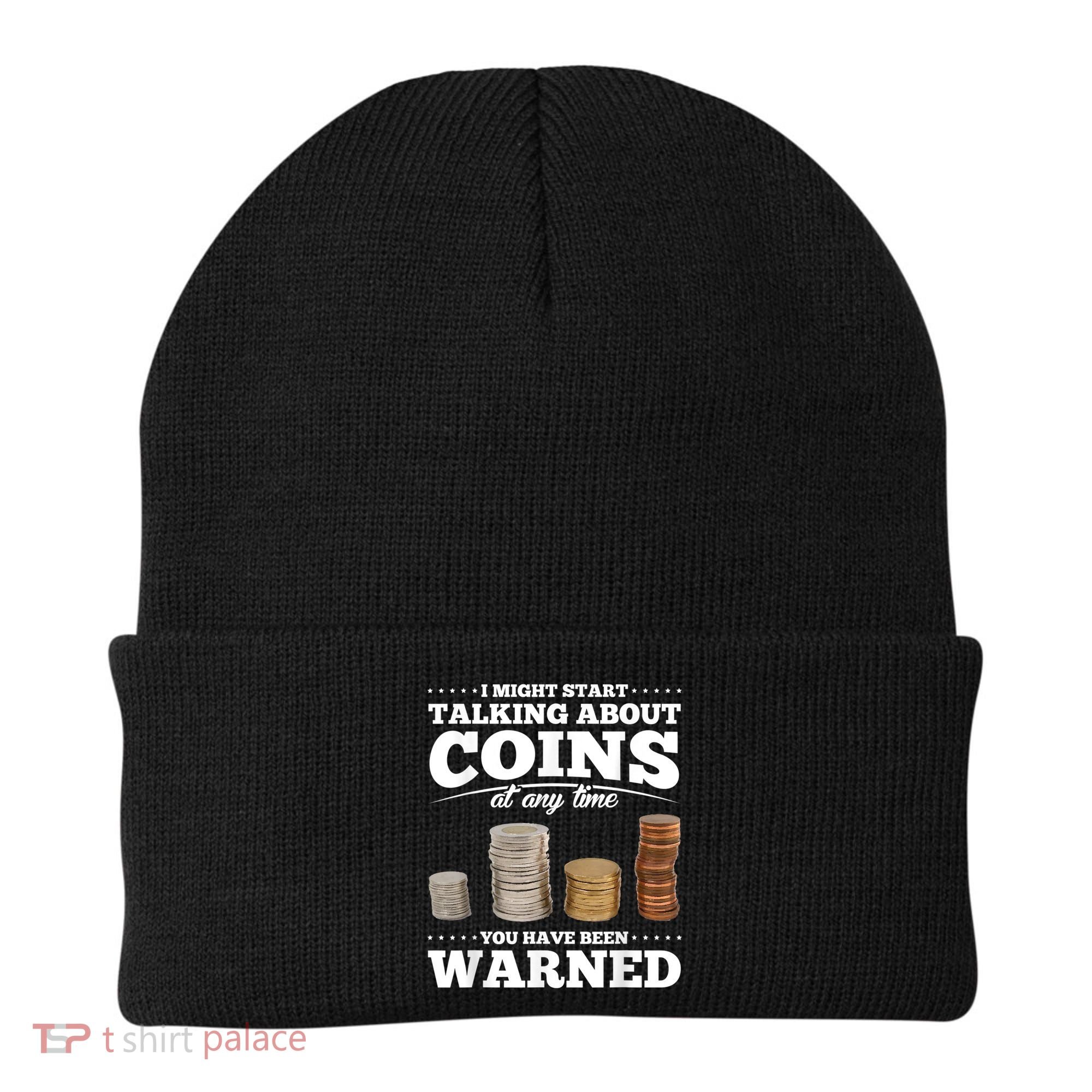 Coin Collecting Funny Coin Collector Beanie