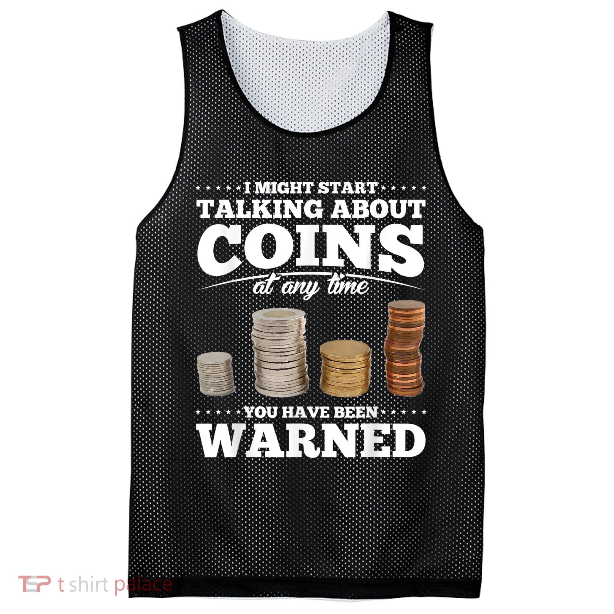 Coin Collecting Funny Coin Collector Mesh Reversible Basketball Jersey Tank