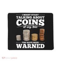 Coin Collecting Funny Coin Collector Mousepad thumb 0