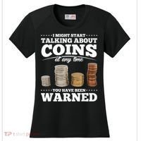 Coin Collecting Funny Coin Collector Women's Cooling Performance Crew T-Shirt thumb 0