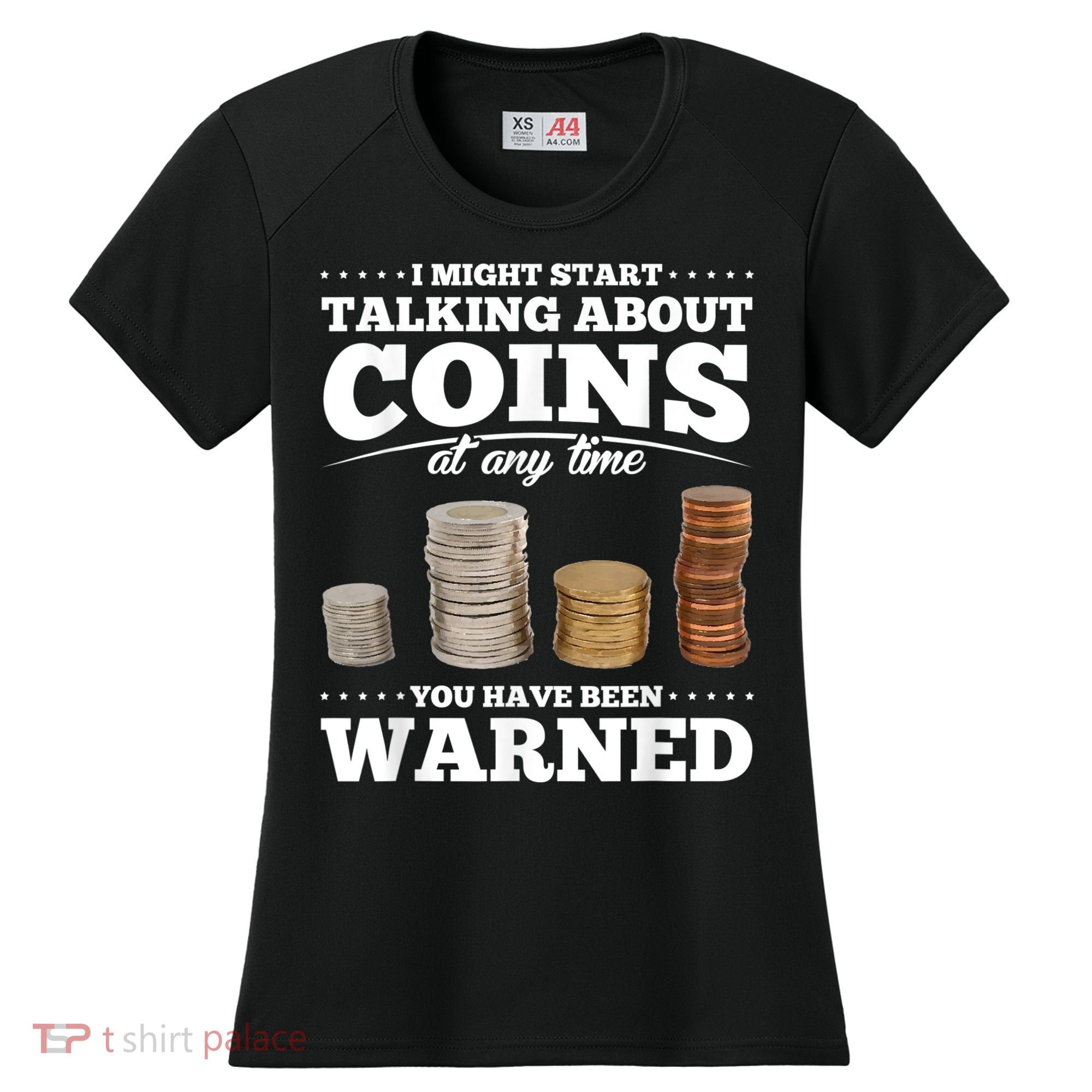 Coin Collecting Funny Coin Collector Women's Cooling Performance Crew T-Shirt