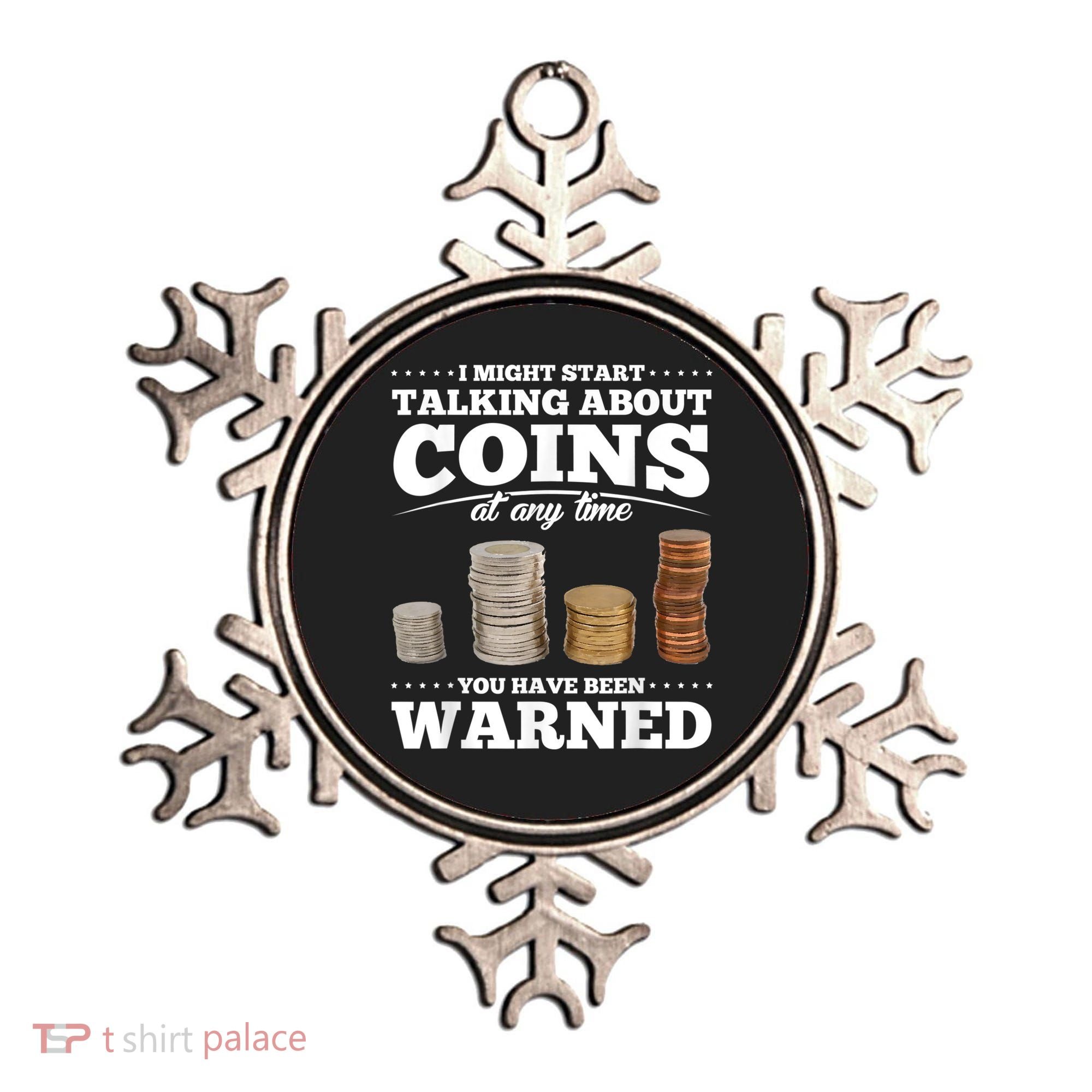 Coin Collecting Funny Coin Collector Ornament