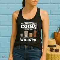 Coin Collecting Funny Coin Collector Women's Tank Top thumb 2