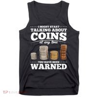 Coin Collecting Funny Coin Collector Tank Top thumb 0