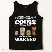 Coin Collecting Funny Coin Collector Tank Top thumb 2