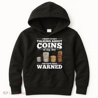 Coin Collecting Funny Coin Collector Kids Hoodie thumb 0