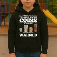 Coin Collecting Funny Coin Collector Kids Hoodie thumb 3