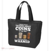Coin Collecting Funny Coin Collector Tote Bag thumb 3