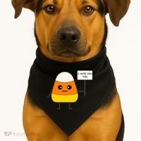 Candy Corn Funny I Hate You Too Team Candy Corn USA-Made Doggie Bandana thumb 1