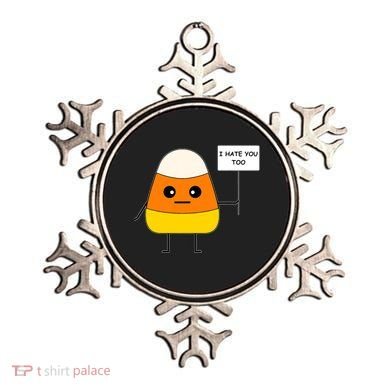 Candy Corn Funny I Hate You Too Team Candy Corn Ornament