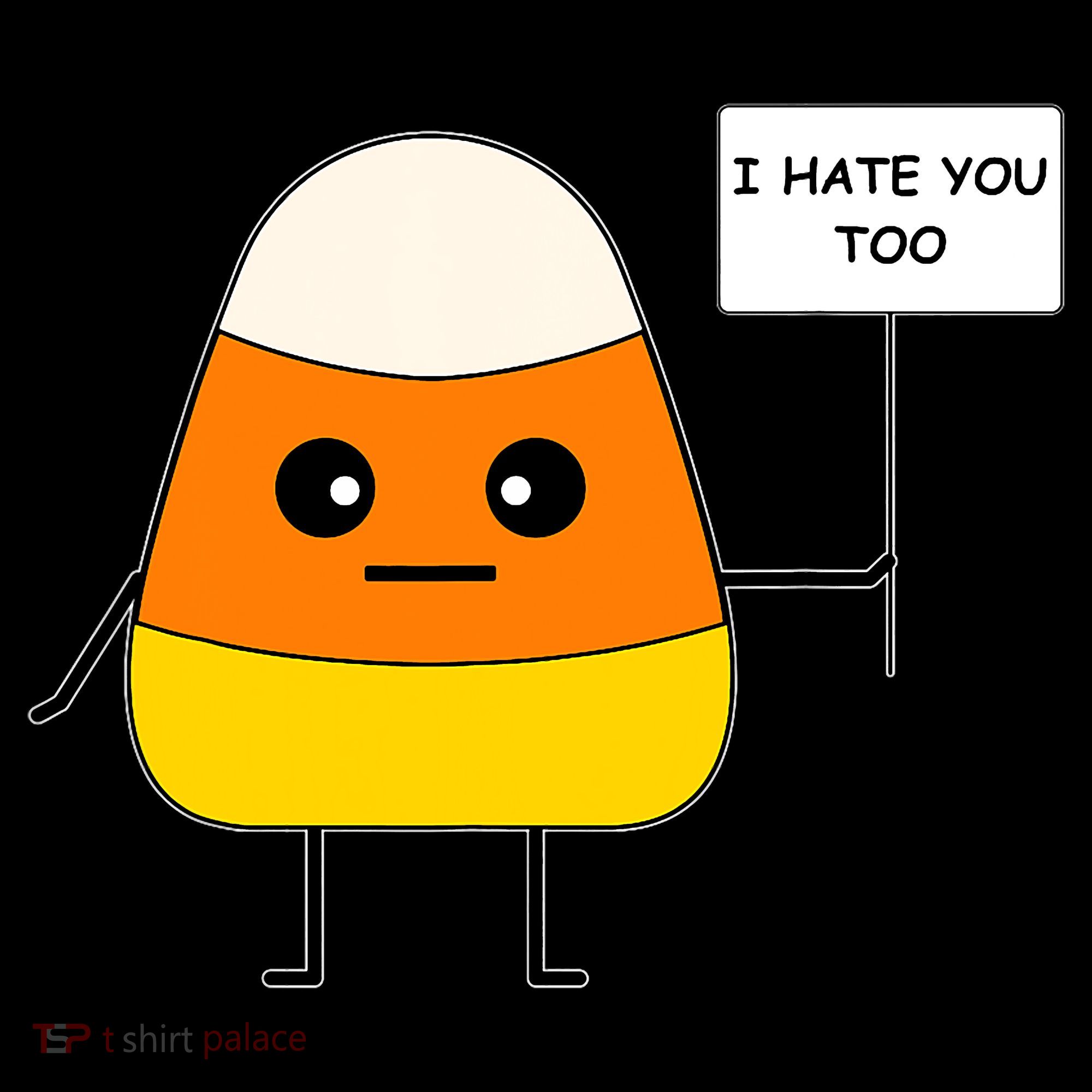 Candy Corn Funny I Hate You Too Team Candy Corn Kids Hoodie