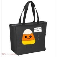 Candy Corn Funny I Hate You Too Team Candy Corn Tote Bag thumb 2
