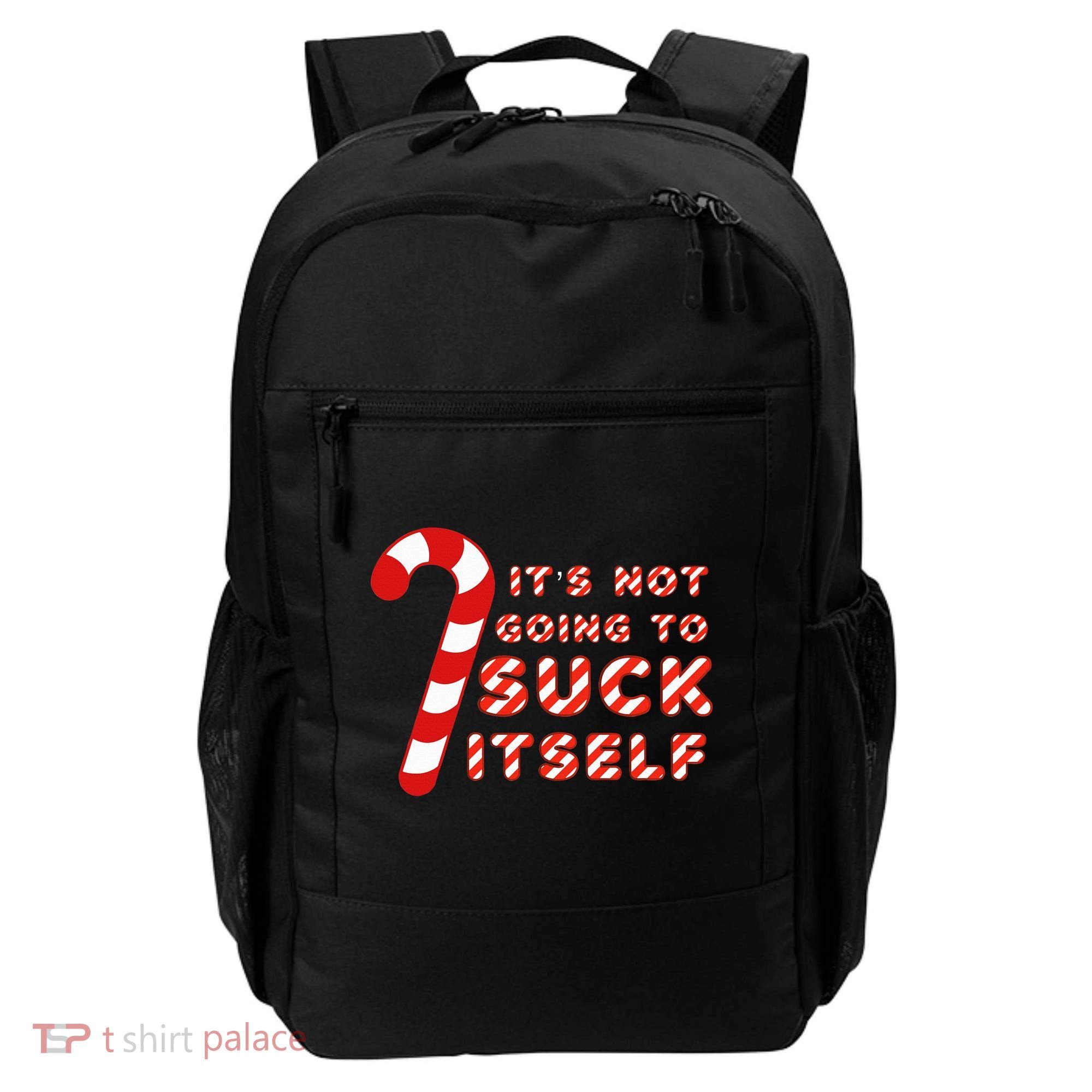 Candy Cane Funny Christmas Joke That Won't By Itself Backpack