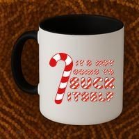 Candy Cane Funny Christmas Joke That Won't By Itself Coffee Mug thumb 2