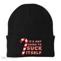 Candy Cane Funny Christmas Joke That Won't By Itself Beanie thumb 0