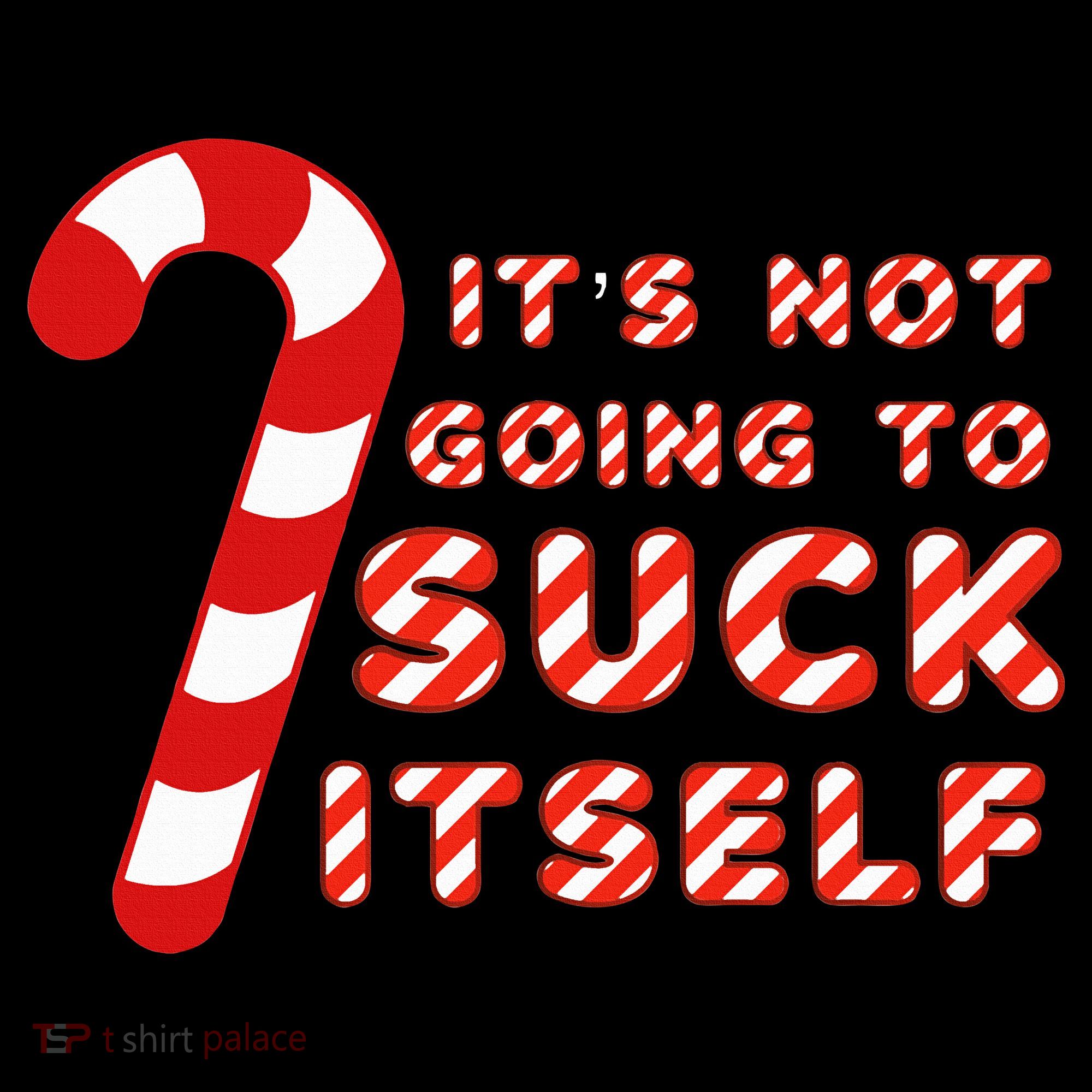 Candy Cane Funny Christmas Joke That Won't By Itself Women's Hoodie