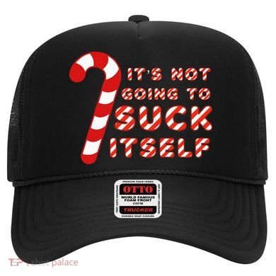 Candy Cane Funny Christmas Joke That Won't By Itself Hat