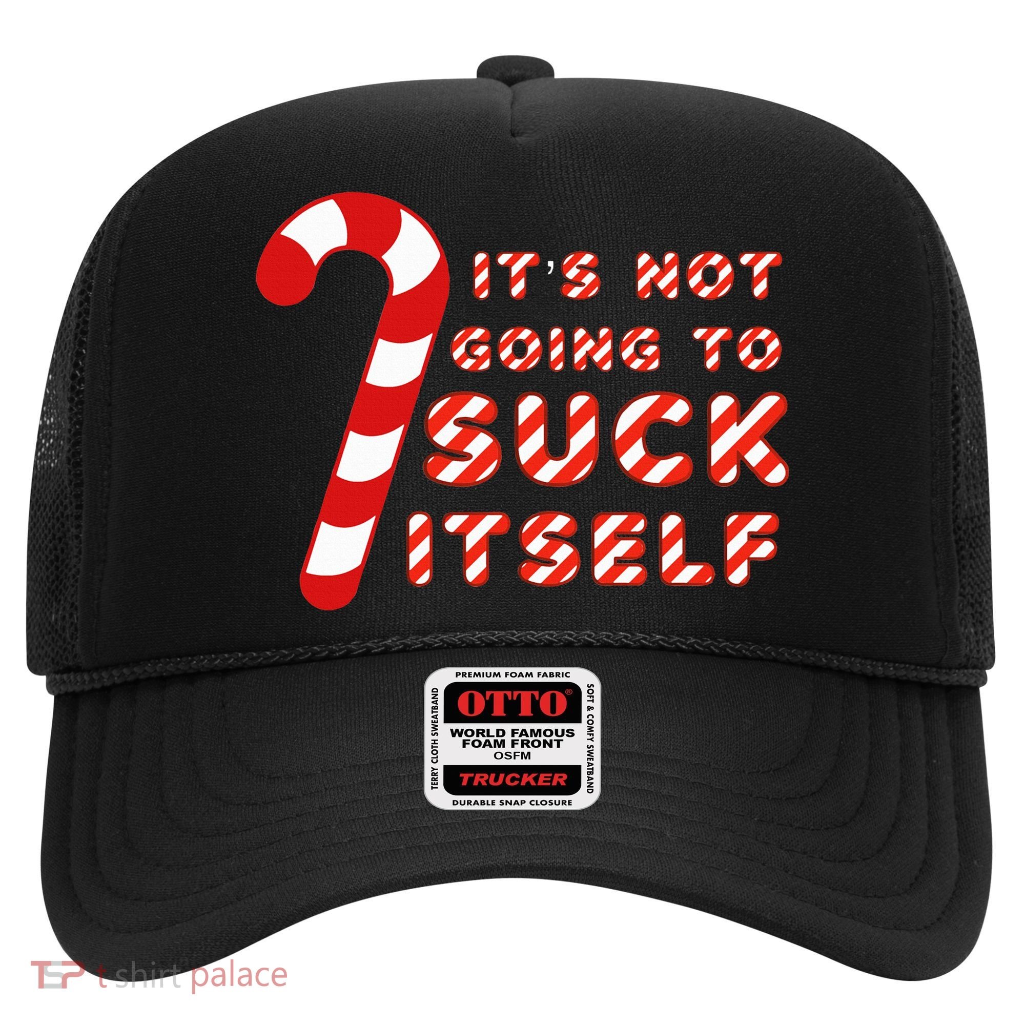 Candy Cane Funny Christmas Joke That Won't By Itself Hat