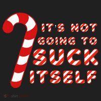 Candy Cane Funny Christmas Joke That Won't By Itself Hat thumb 2