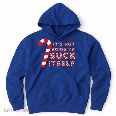 Candy Cane Funny Christmas Joke That Won't By Itself Hoodie