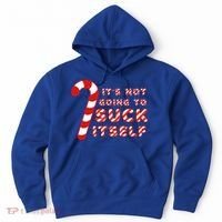 Candy Cane Funny Christmas Joke That Won't By Itself Hoodie thumb 0