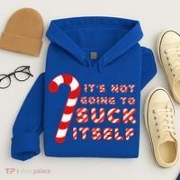 Candy Cane Funny Christmas Joke That Won't By Itself Hoodie thumb 4
