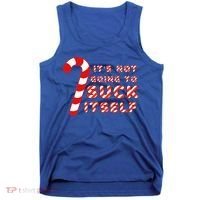 Candy Cane Funny Christmas Joke That Won't By Itself Tank Top thumb 0