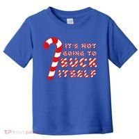 Candy Cane Funny Christmas Joke That Won't By Itself Toddler T-Shirt thumb 0