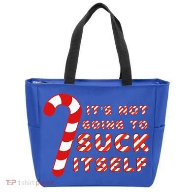 Candy Cane Funny Christmas Joke That Won't By Itself Tote Bag