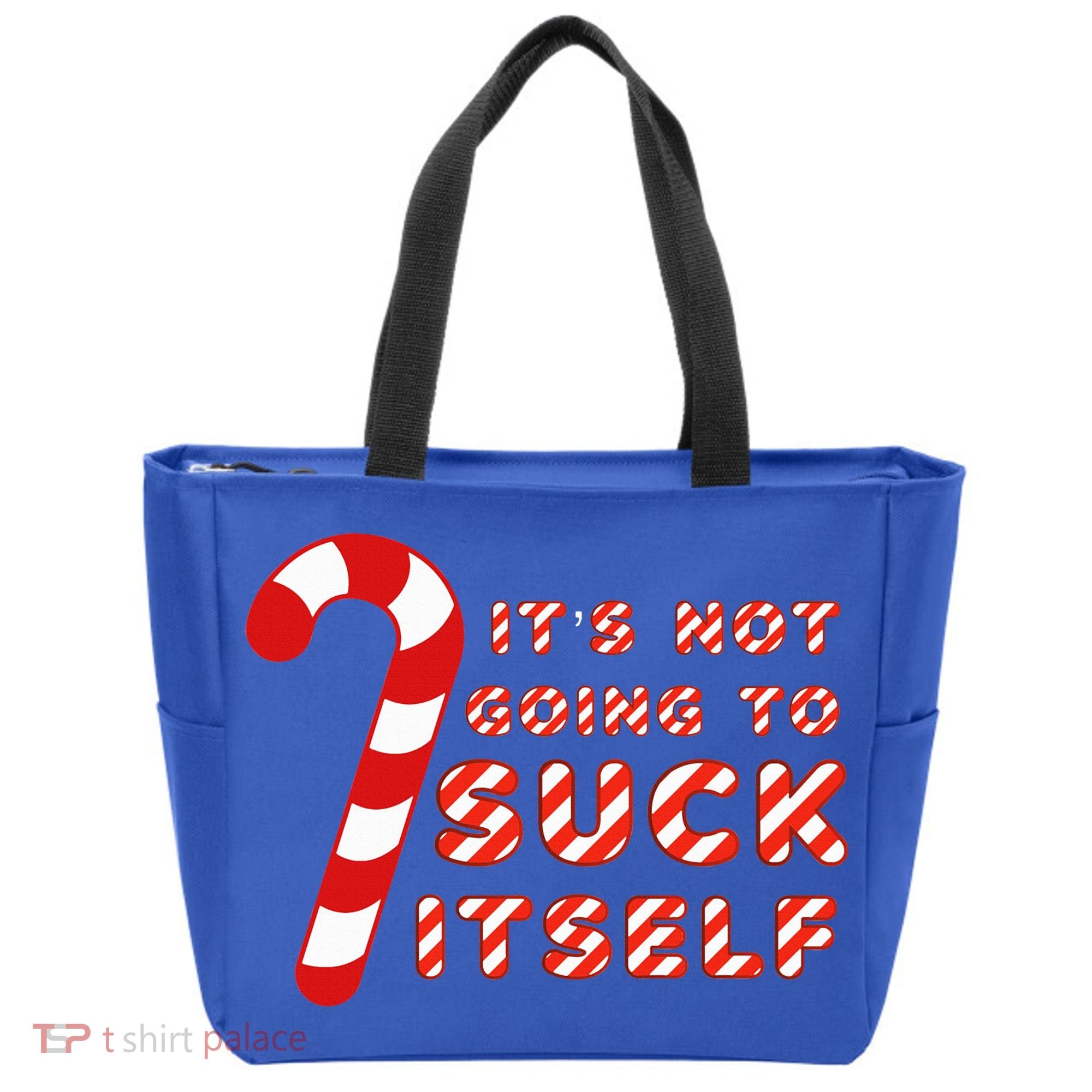 Candy Cane Funny Christmas Joke That Won't By Itself Tote Bag