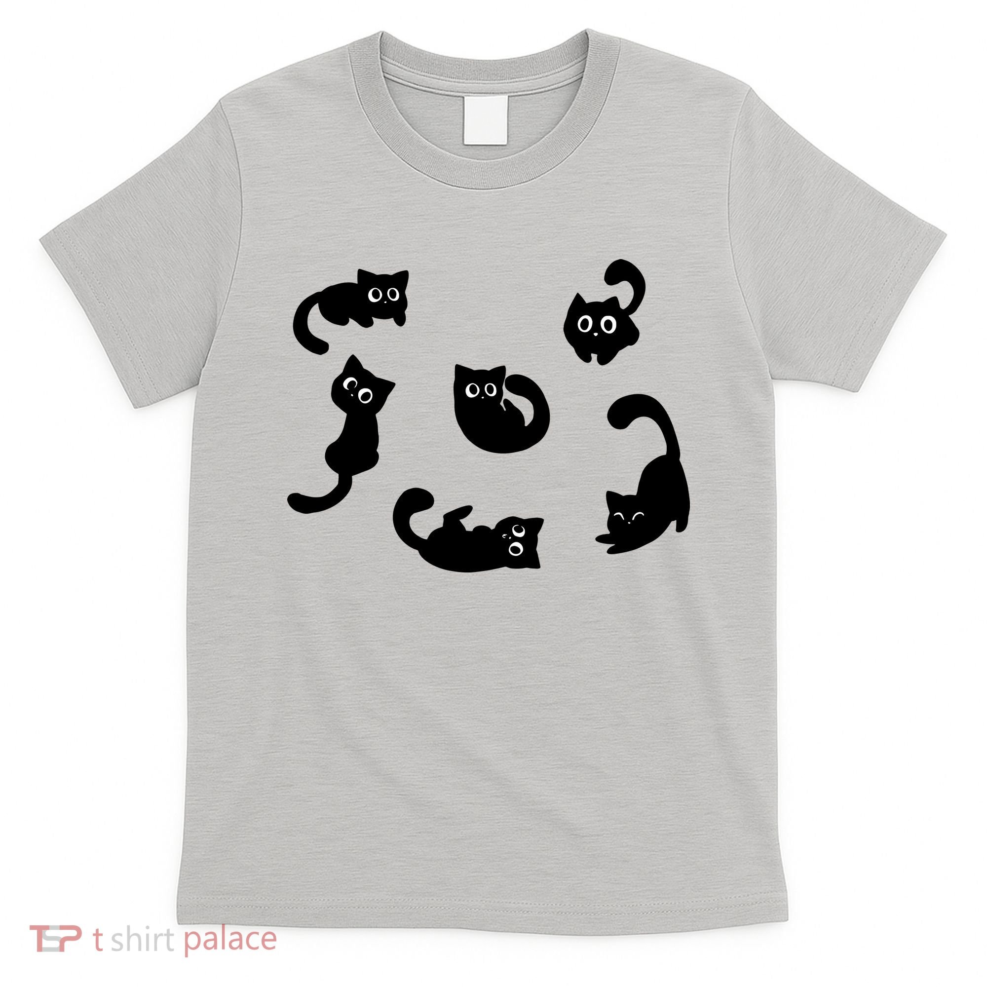 Cute Cat Funny Black Cat For Cat Lovers Cat Mom T-Shirt