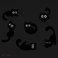 Cute Cat Funny Black Cat For Cat Lovers Cat Mom Women's Tank Top thumb 5