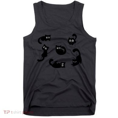 Cute Cat Funny Black Cat For Cat Lovers Cat Mom Tank Top