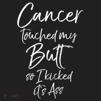 Colon Cancer Fun Cancer Touched My Butt So I Kicked It's Ass Meaningful Gift Beanie thumb 2
