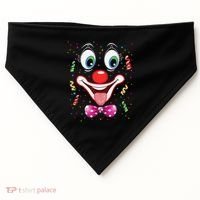 Carnival Clown Face Circus Carnivals USA-Made Doggie Bandana thumb 0