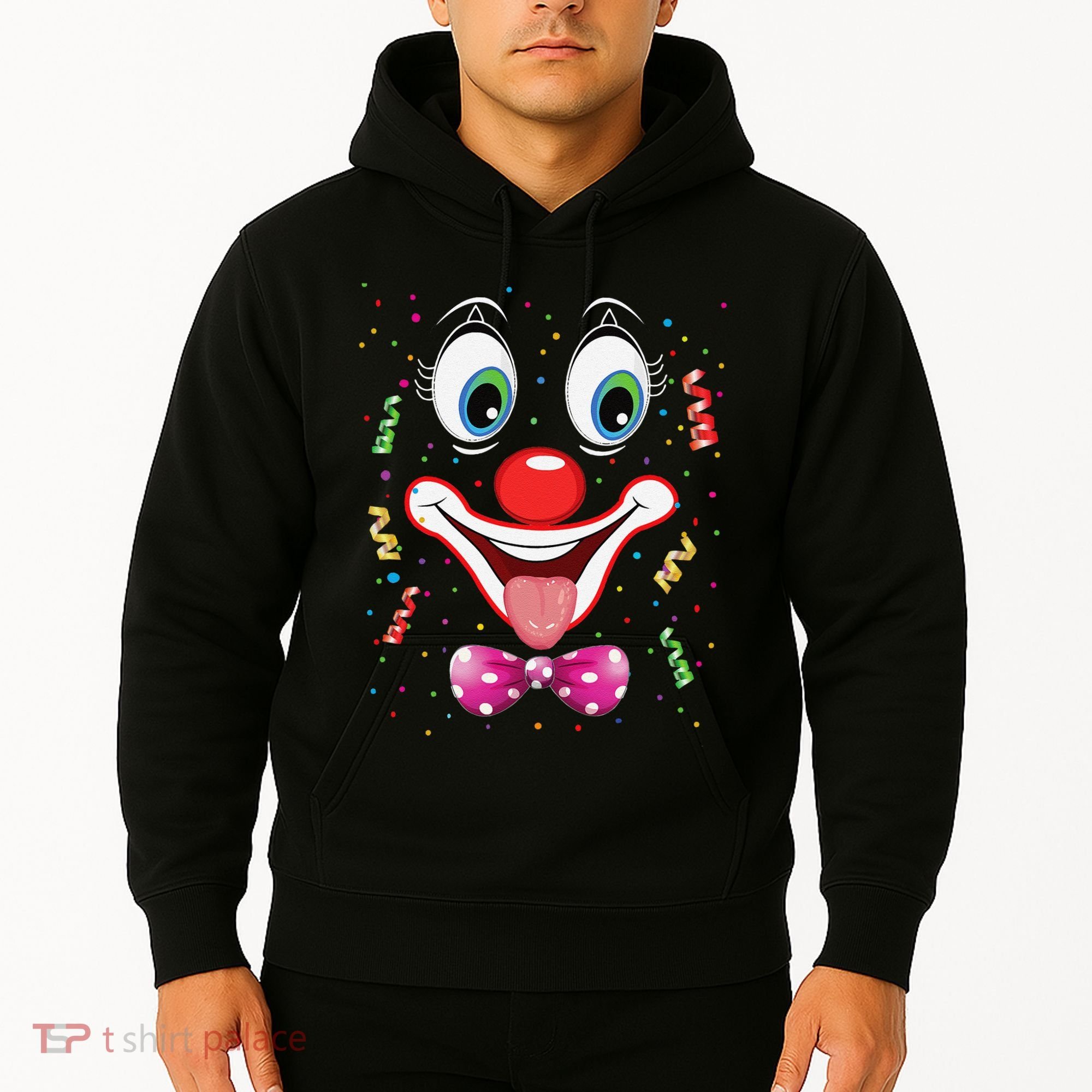 Carnival Clown Face Circus Carnivals Hoodie