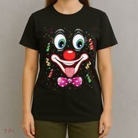Carnival Clown Face Circus Carnivals T-Shirt thumb 4