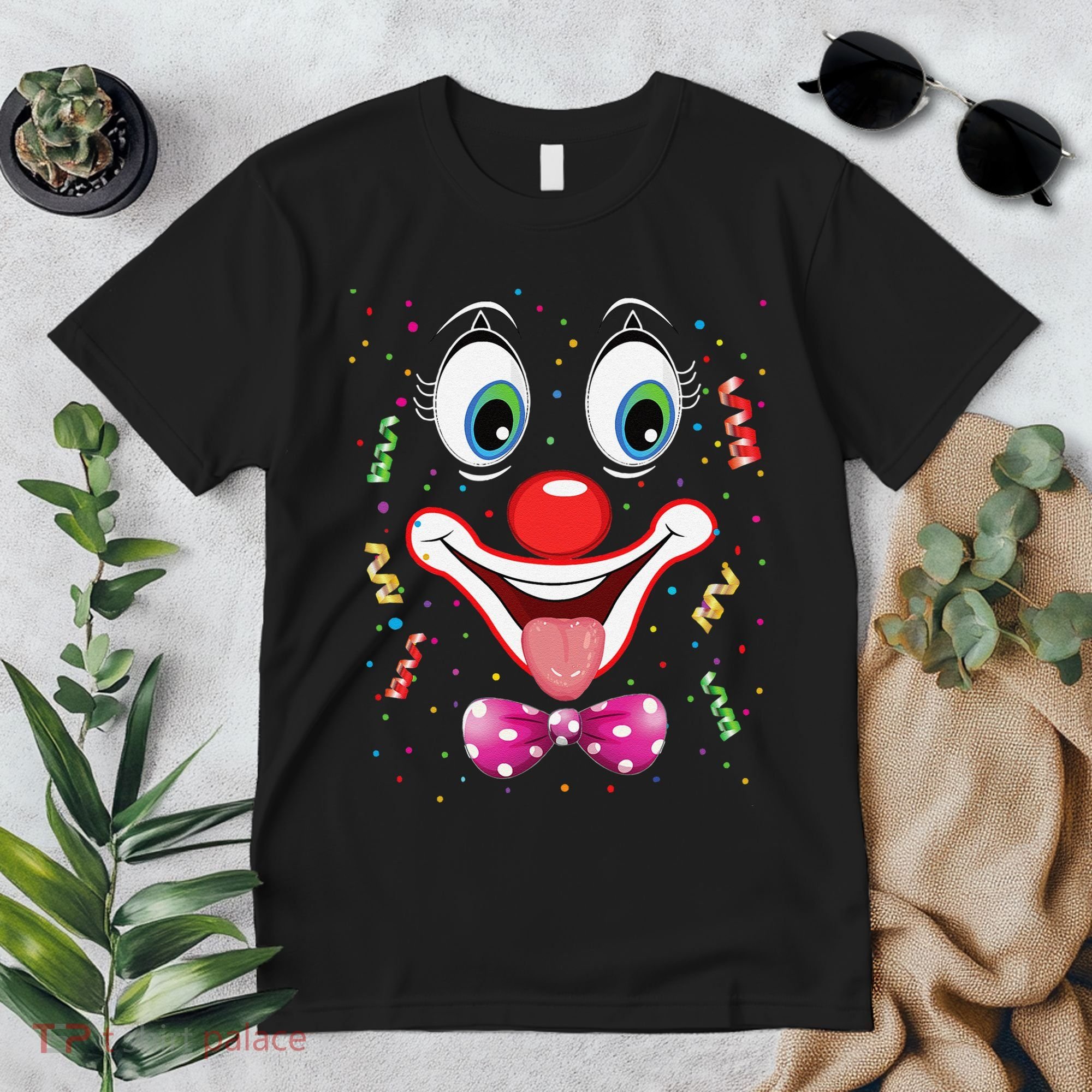 Carnival Clown Face Circus Carnivals Premium T-Shirt