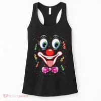 Carnival Clown Face Circus Carnivals Women's Tank Top thumb 0